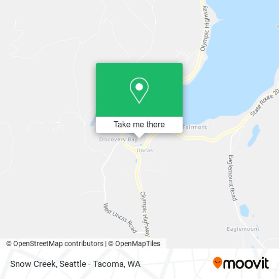 Snow Creek map