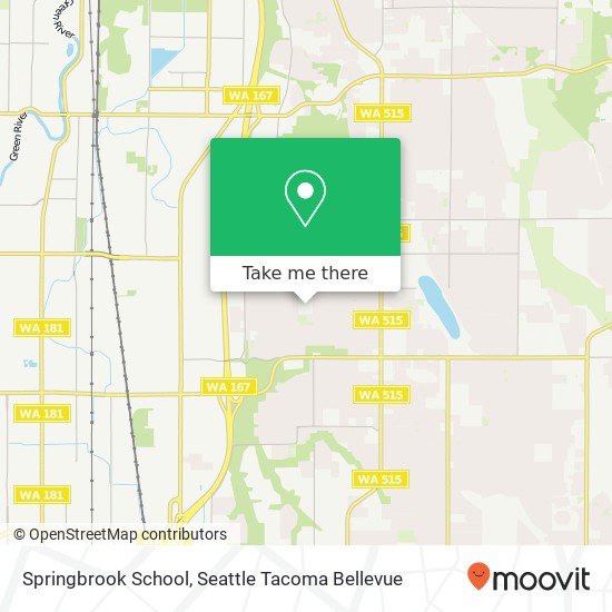 Springbrook School map