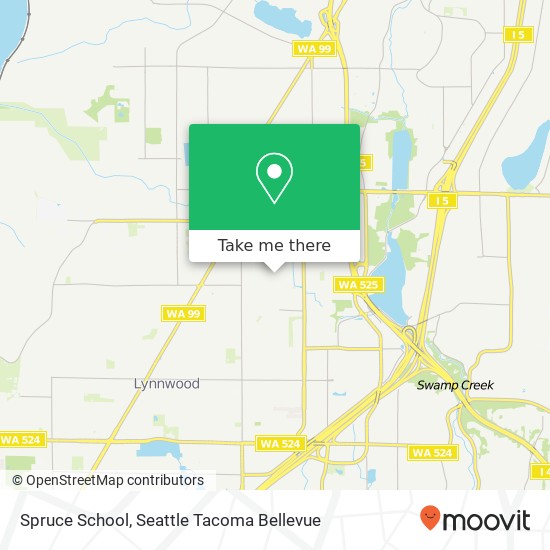 Spruce School map