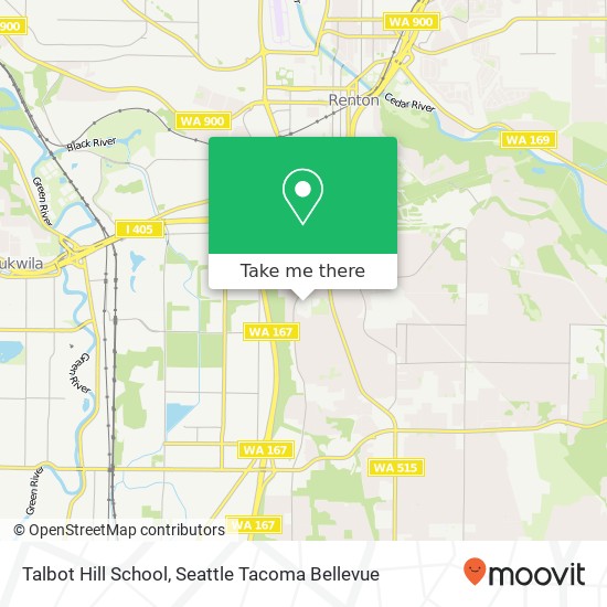 Talbot Hill School map