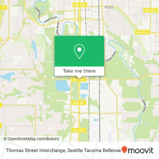Thomas Street Interchange map