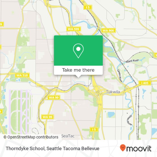 Thorndyke School map