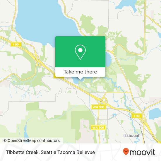 Mapa de Tibbetts Creek