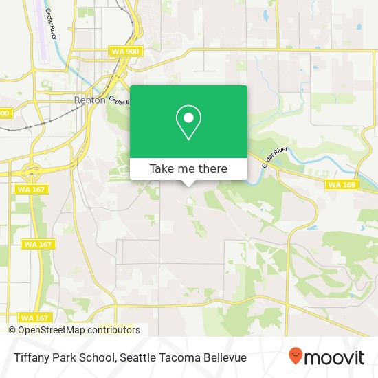 Mapa de Tiffany Park School