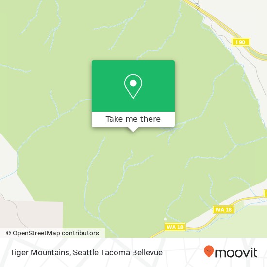 Tiger Mountains map
