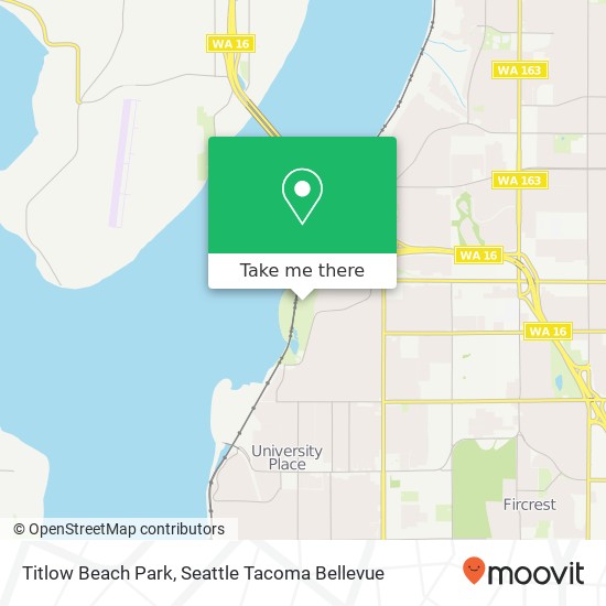 Titlow Beach Park map