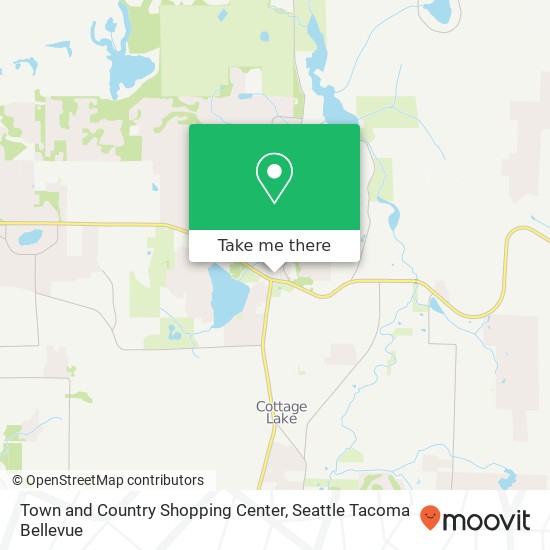 Town and Country Shopping Center map