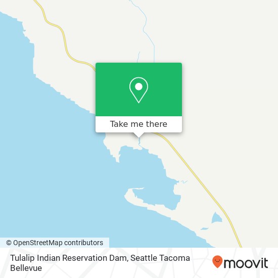 Mapa de Tulalip Indian Reservation Dam
