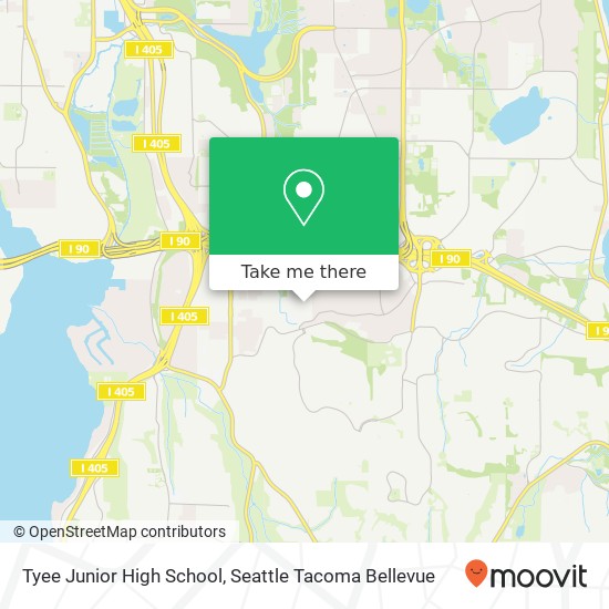 Mapa de Tyee Junior High School