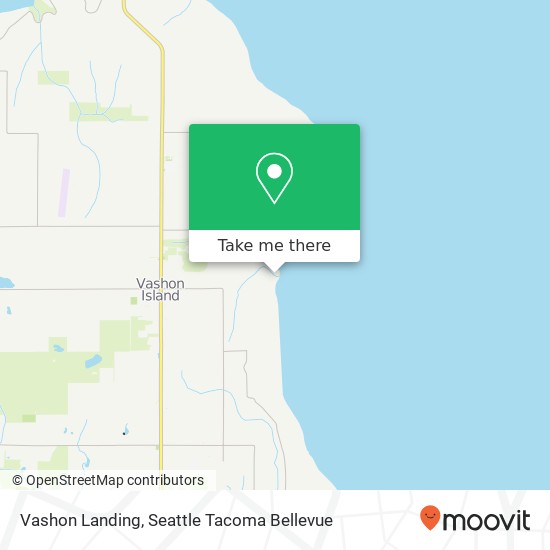 Mapa de Vashon Landing