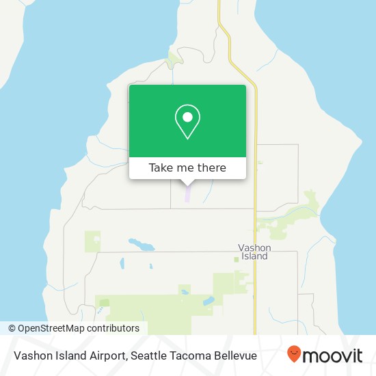 Vashon Island Airport map