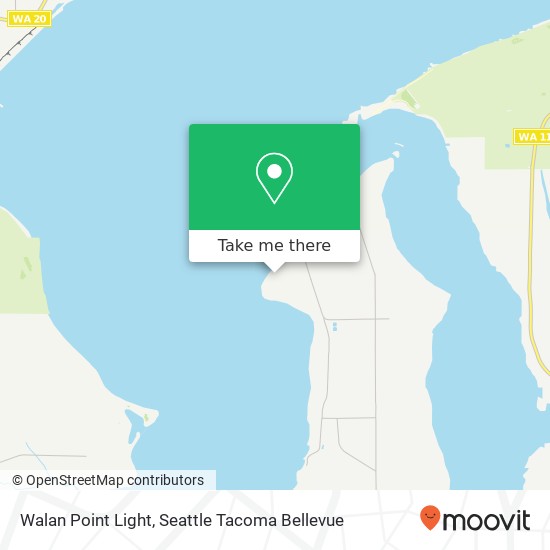 Walan Point Light map