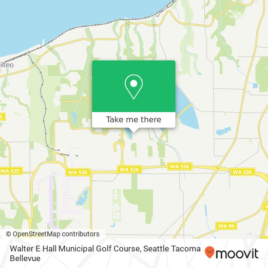 Mapa de Walter E Hall Municipal Golf Course