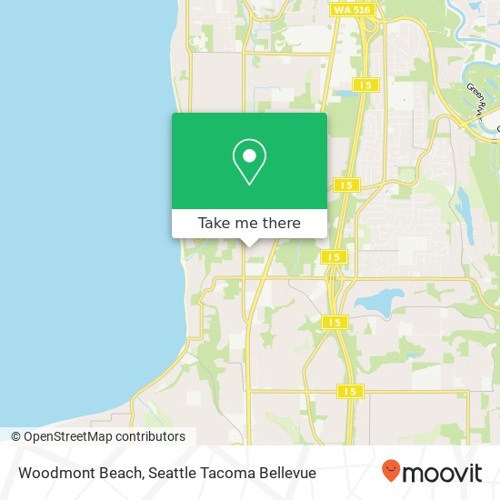 Woodmont Beach map