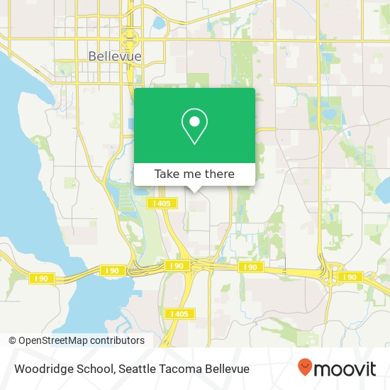 Mapa de Woodridge School