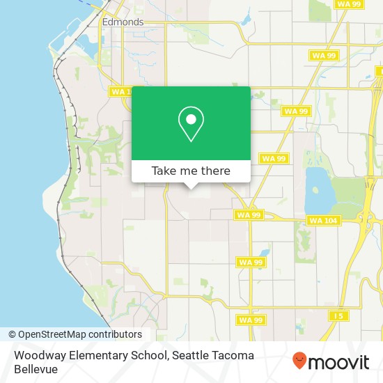 Woodway Elementary School map