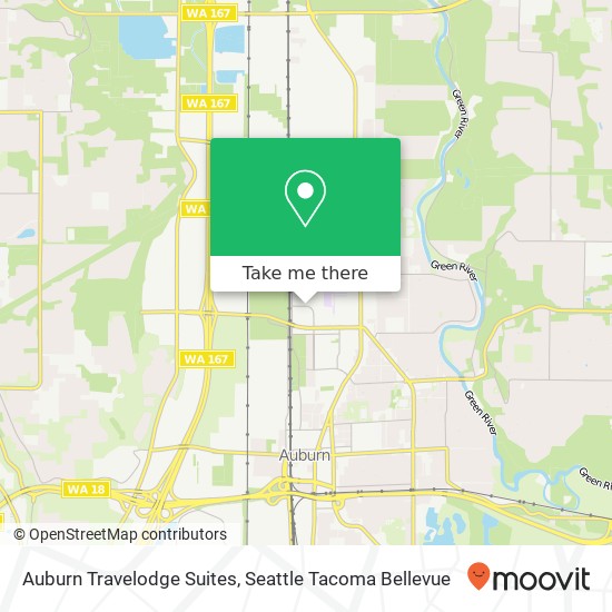 Auburn Travelodge Suites map