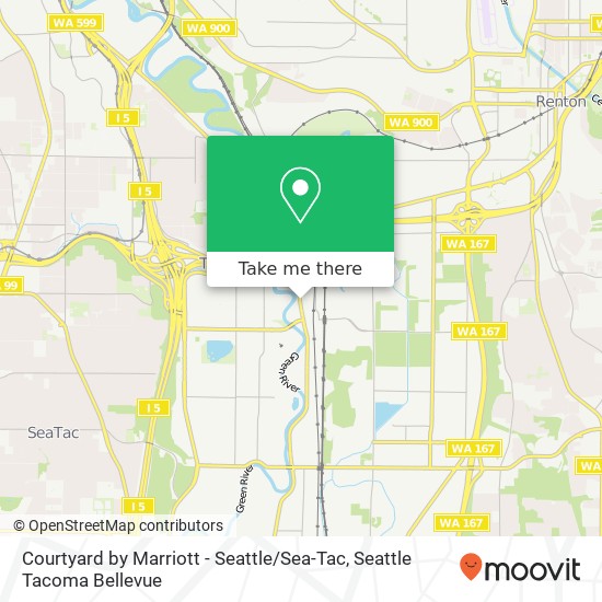 Courtyard by Marriott - Seattle / Sea-Tac map