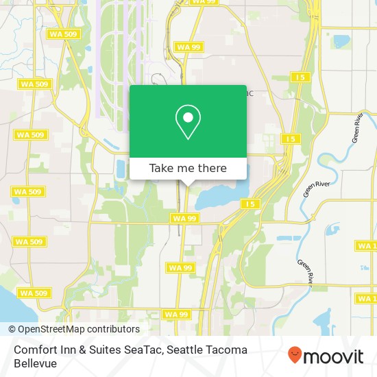 Mapa de Comfort Inn & Suites SeaTac