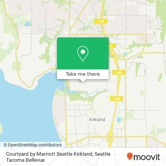 Mapa de Courtyard by Marriott Seattle Kirkland