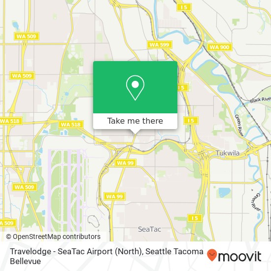 Mapa de Travelodge - SeaTac Airport (North)