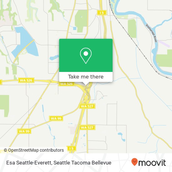 Mapa de Esa Seattle-Everett