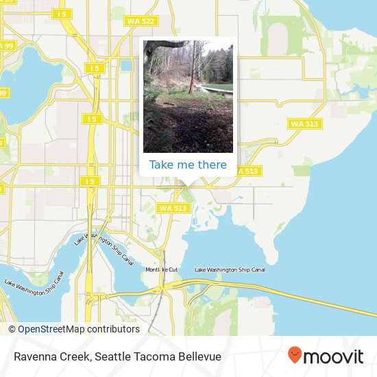 Ravenna Creek map