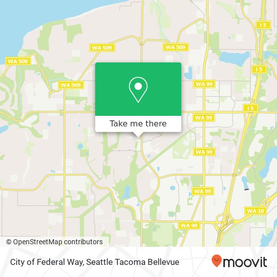 Mapa de City of Federal Way