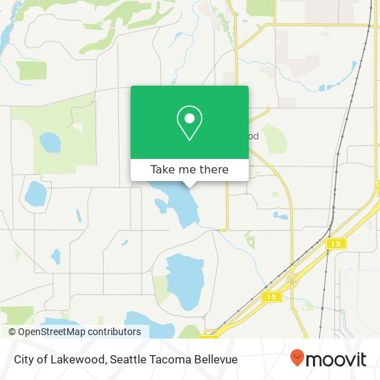 City of Lakewood map