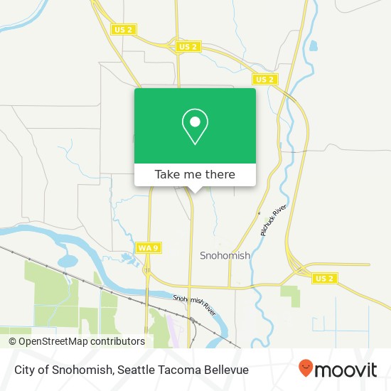 Mapa de City of Snohomish