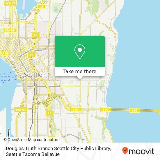 Mapa de Douglas Truth Branch Seattle City Public Library