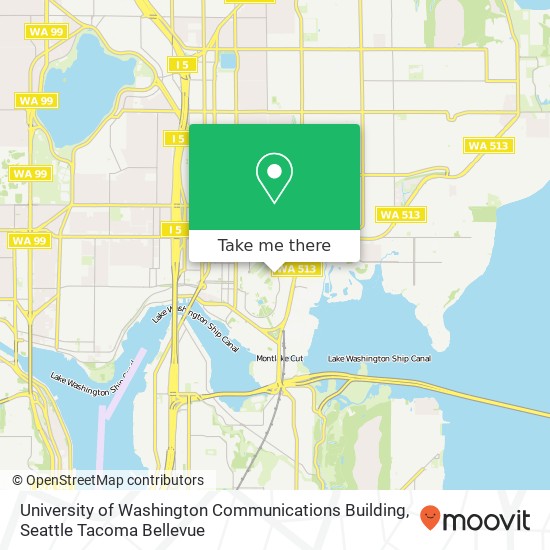 Mapa de University of Washington Communications Building