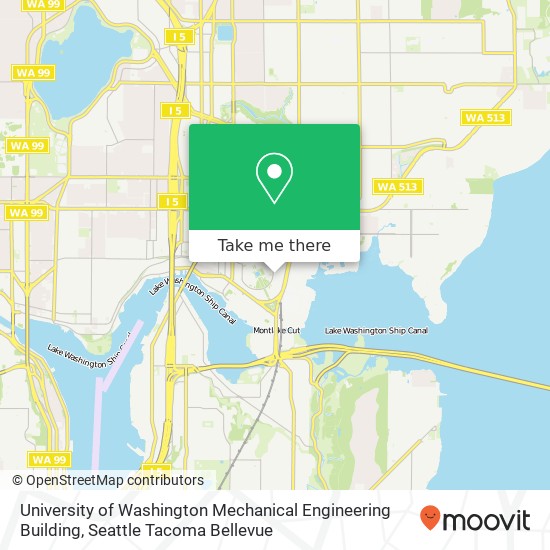 Mapa de University of Washington Mechanical Engineering Building