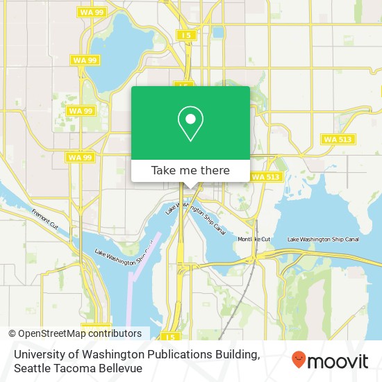 Mapa de University of Washington Publications Building