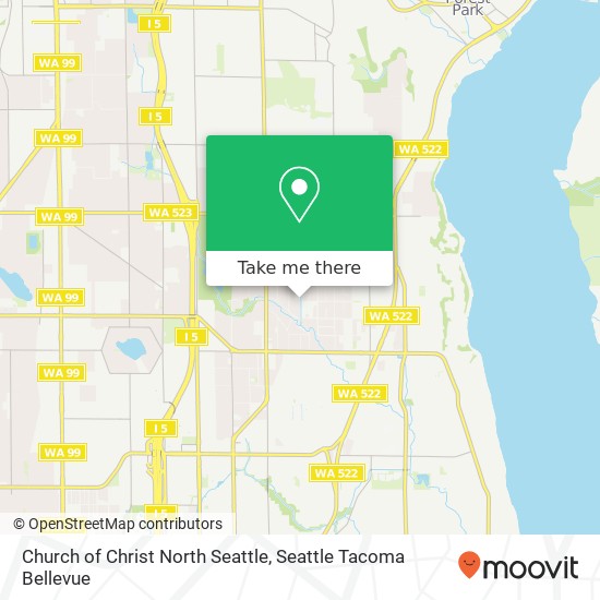 Mapa de Church of Christ North Seattle