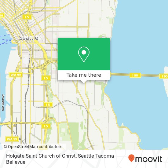 Holgate Saint Church of Christ map
