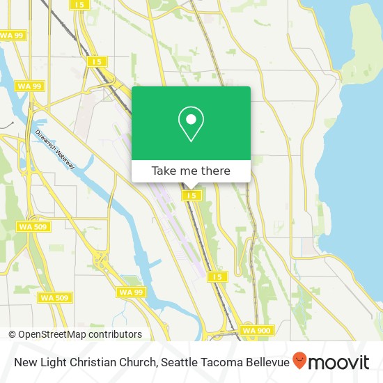 New Light Christian Church map