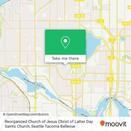 Mapa de Reorganized Church of Jesus Christ of Latter Day Saints Church