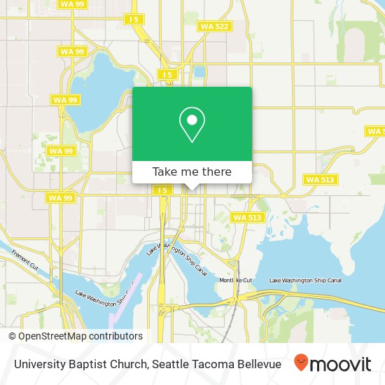 University Baptist Church map