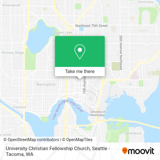 University Christian Fellowship Church map