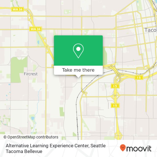 Alternative Learning Experience Center map