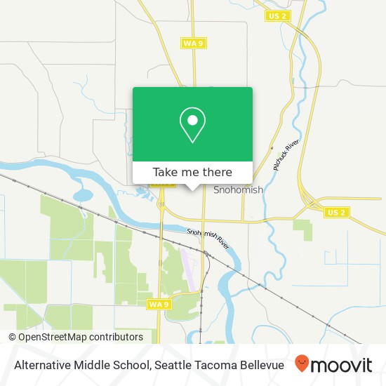 Alternative Middle School map