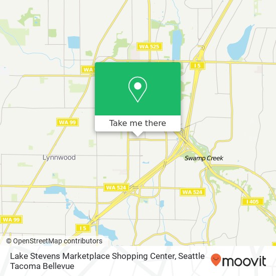Mapa de Lake Stevens Marketplace Shopping Center