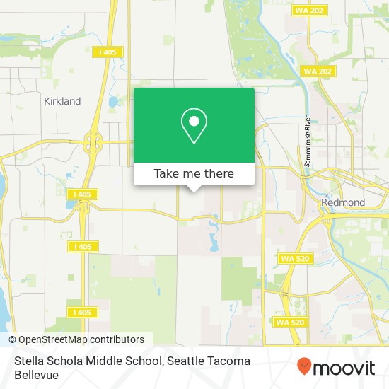 Mapa de Stella Schola Middle School