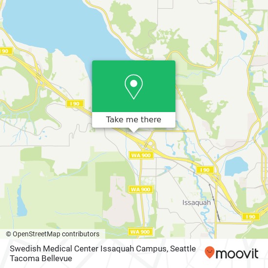 Mapa de Swedish Medical Center Issaquah Campus