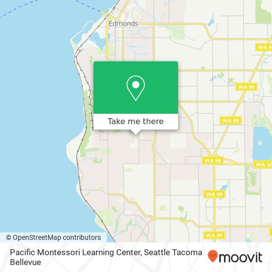 Mapa de Pacific Montessori Learning Center