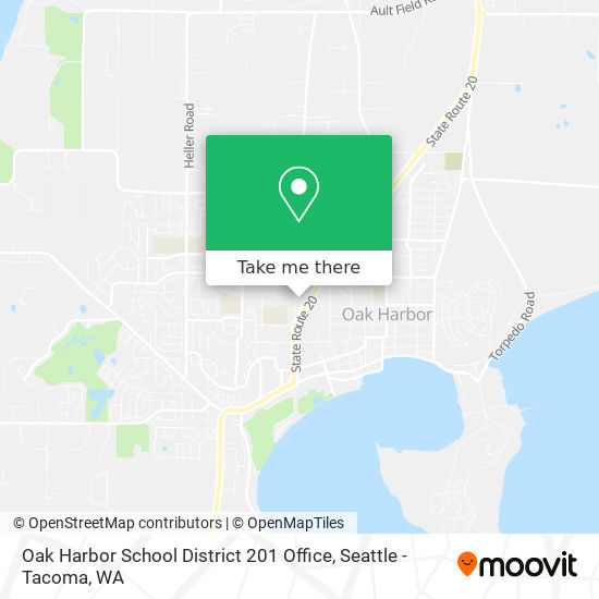 Oak Harbor School District 201 Office map