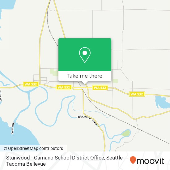 Stanwood - Camano School District Office map