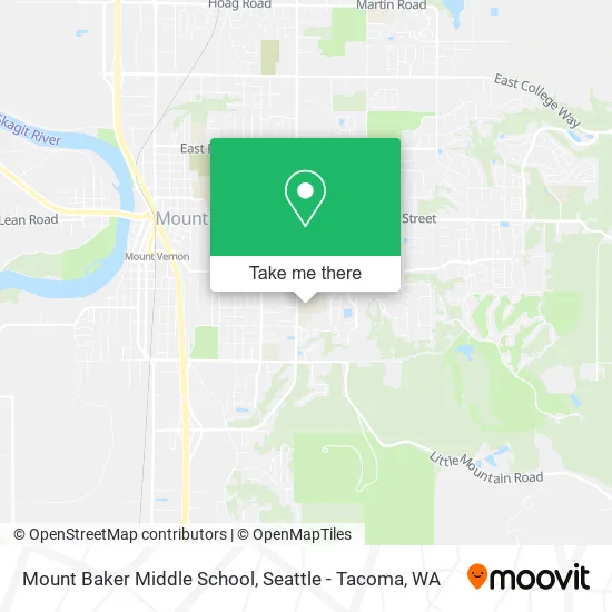 Mapa de Mount Baker Middle School