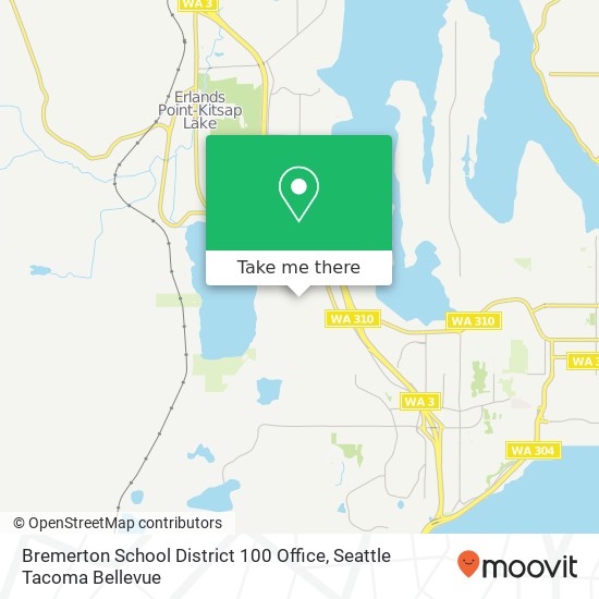 Mapa de Bremerton School District 100 Office